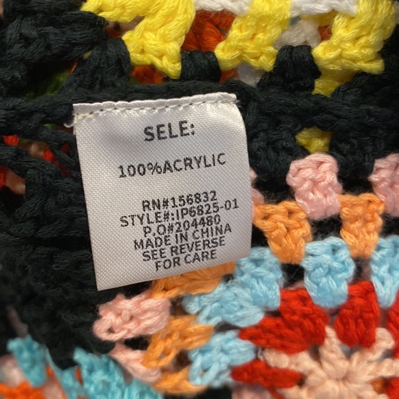 NWT Bibi crochet cardigan size small - Picture 5 of 5